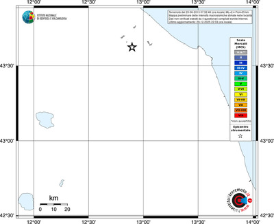 Mappa MCS - territori località
