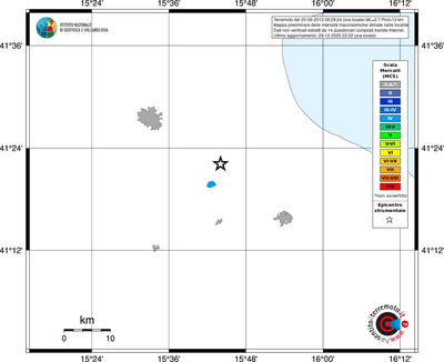 Mappa MCS - territori località