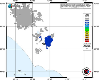 Mappa EMS - territori località