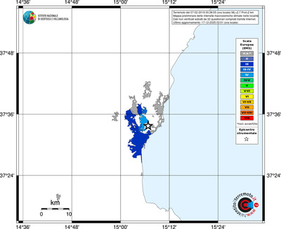Mappa EMS - territori località