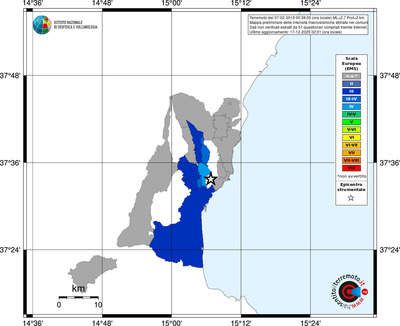 Mappa EMS - territori comuni