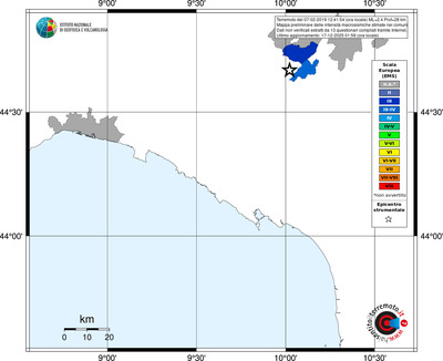 Mappa EMS - territori comuni