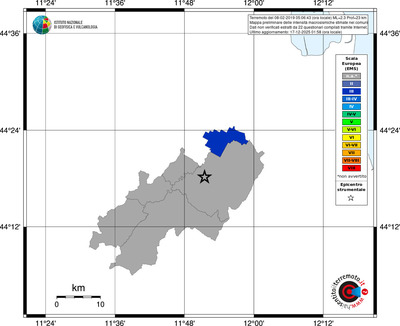 Mappa EMS - territori comuni