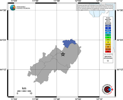 Mappa MCS - territori comuni