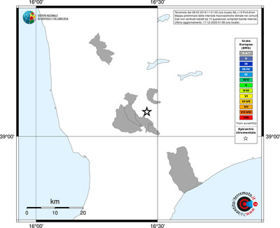 Mappa EMS - territori comuni