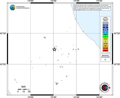 Mappa MCS - territori località