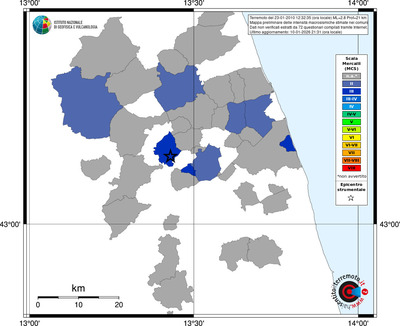 Mappa MCS - territori comuni