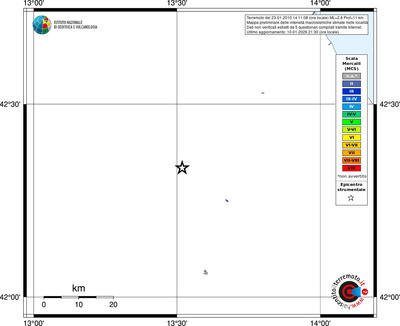 Mappa MCS - territori località