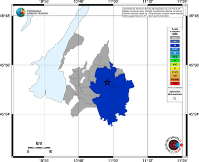 Mappa EMS - territori comuni