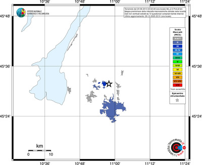 Mappa MCS - territori località