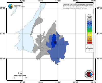 Mappa MCS - territori comuni