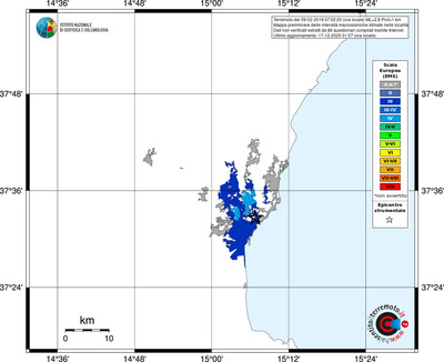 Mappa EMS - territori località