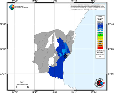 Mappa EMS - territori comuni