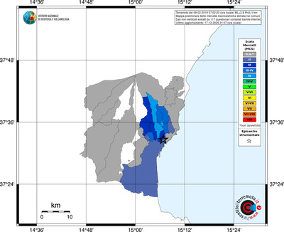 Mappa MCS - territori comuni