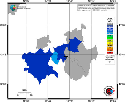 Mappa EMS - territori comuni