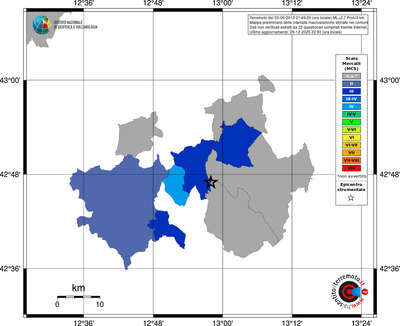 Mappa MCS - territori comuni