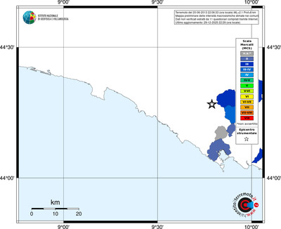 Mappa MCS - territori comuni