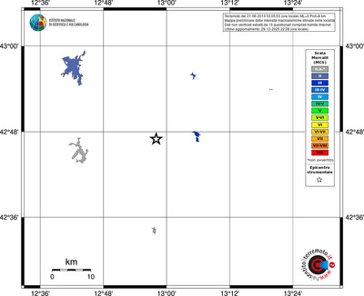 Mappa MCS - territori località