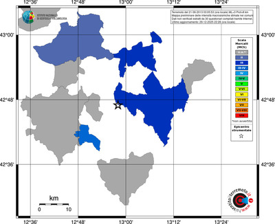 Mappa MCS - territori comuni