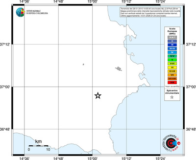 Mappa EMS - territori località