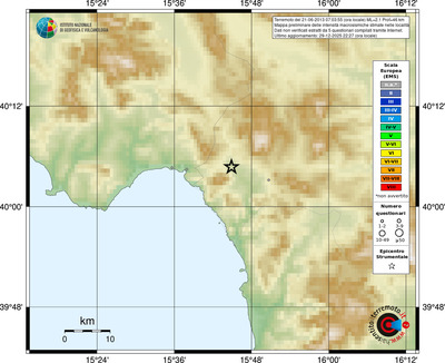 Mappa EMS - località