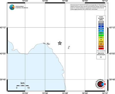 Mappa EMS - territori località