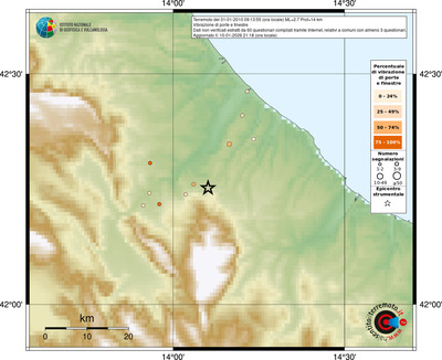 Mappa comuni con almeno 3 questionari