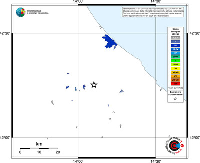 Mappa EMS - territori località