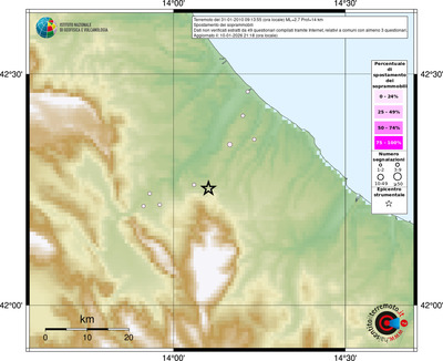 Mappa comuni con almeno 3 questionari