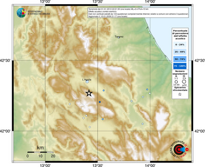 Mappa comuni con almeno 3 questionari