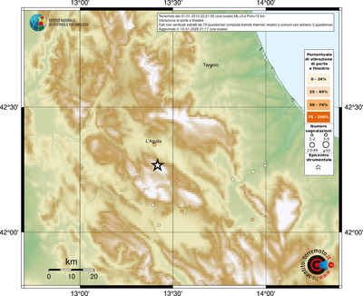 Mappa comuni con almeno 3 questionari