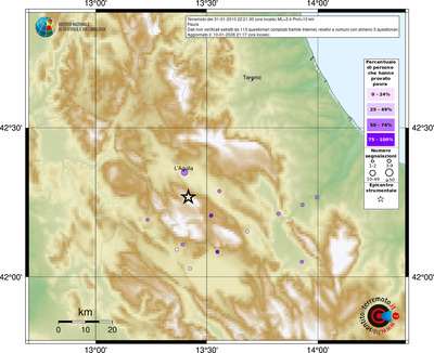 Mappa comuni con almeno 3 questionari