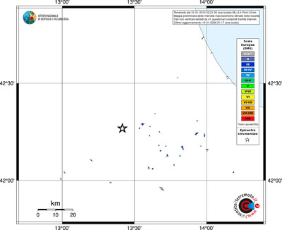 Mappa EMS - territori località