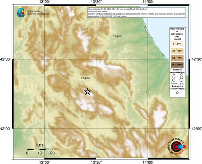 Mappa comuni con almeno 3 questionari