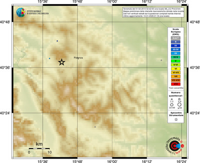 Mappa EMS - località