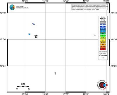 Mappa MCS - territori località