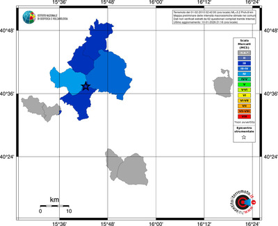 Mappa MCS - territori comuni