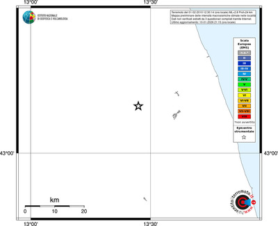Mappa EMS - territori località