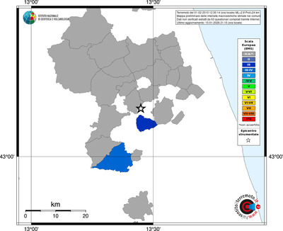 Mappa EMS - territori comuni