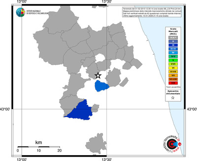 Mappa MCS - territori comuni