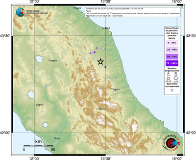 Mappa comuni con almeno 3 questionari