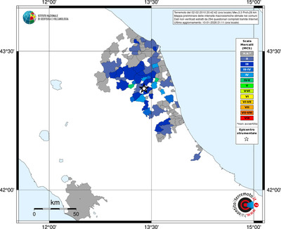 Mappa MCS - territori comuni