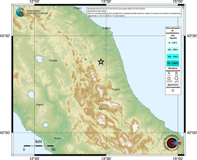 Mappa comuni con almeno 3 questionari