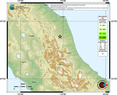 Mappa comuni con almeno 3 questionari