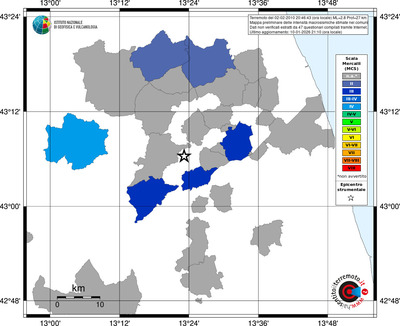 Mappa MCS - territori comuni