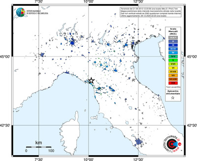 Mappa MCS - territori località