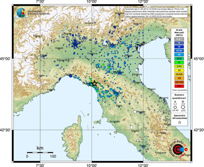 Mappa MCS - località