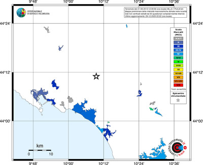 Mappa MCS - territori località