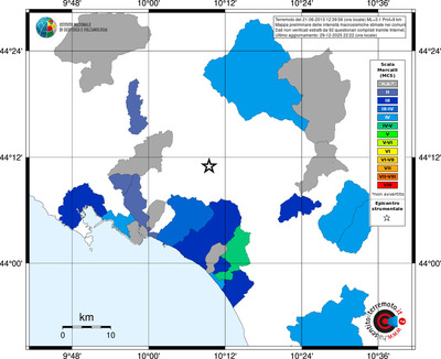 Mappa MCS - territori comuni
