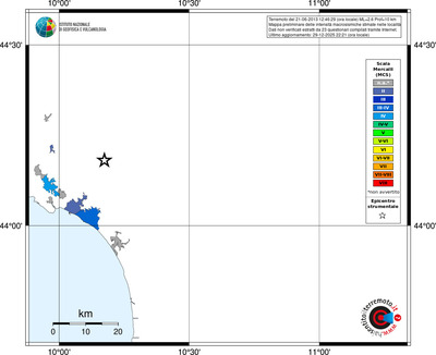 Mappa MCS - territori località